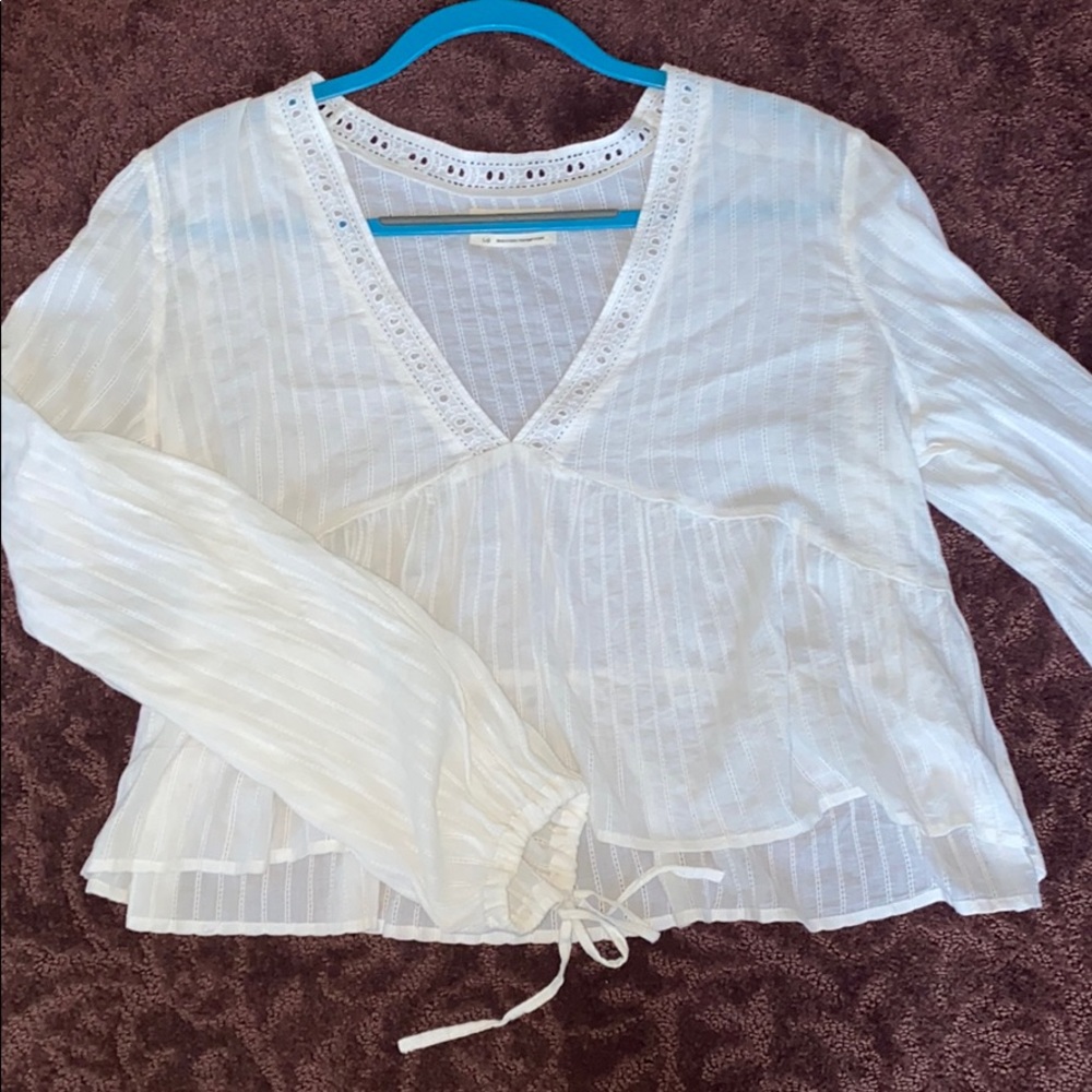 Urban outfitters white blouse